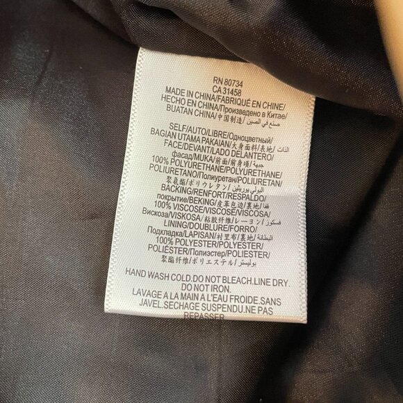 BCBGeneration Colorblock Faux Leather Skirt - Picture 3 of 3